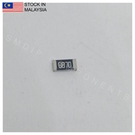 10PCS Taiwan-Grade 887R ±5%, 1206 SMD Resistor (8870)