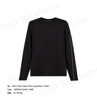 Armani Exchange Men's Long Sleeve Round Neck T-Shirt Pima Cotton Print Code: 6DZTH4 ZJA5Z 1200