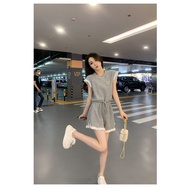 2-piece Set Clothes for Women Two-piece Short-sleeved Hoodied Sweater+short Pants