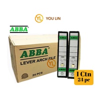ABBA Level Arch File F4 3 Inches ( 1 Ctn )