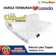 Topper Latex Elephant 180x200 Tebal 10cm  Mattress Topper  Pillowtop  Latex Topper  Toper Latex  Matras  Kasur Lipat  Travel Bed