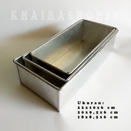 Square brownie pan 22x10 20x9 18x8 height 6 cm