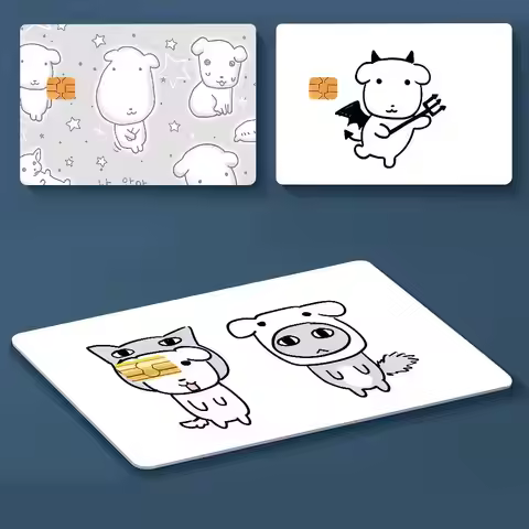 Cute GANADI Anime Cover Credit Card Stickers Anime Image Print Canvas Manga Decor HD