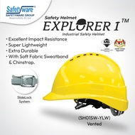 SIRIM DOSH CERTIFIED | SAFETYWARE Industrial Safety Helmet | Topi Keselamatan | Webbing Harness | 安全