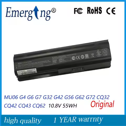 Original 55WH New Laptop Battery MU06 For HP Pavilion G4 G6 G7 G32 G42 G56 G62 G72 CQ32 CQ42 CQ43 CQ