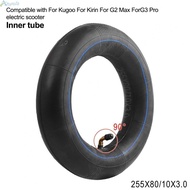 [ANGELA]Replacement 255x8010x3 0 Curved Inner Tube for KUGOO Kirin G2 Max G3 Pro Scooter