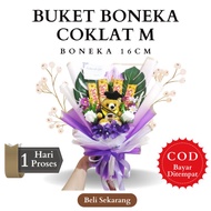 Buket Boneka BerTinggi 16 cm 58gr/Buket Bunga Sabun/Buket