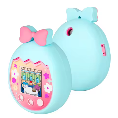 Tamagotchi Pix Case Silicone Protective Case for Tamagotchi Pix Virtual Pet Machine, Soft Sleeve Cov