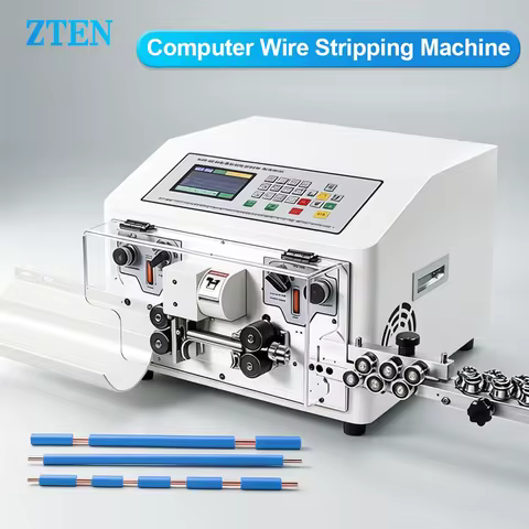 Machine Wire Stripping SWT Automatic Wire Stripping Machine for 0.1-25mm2 PVC Glass Wire Cable Strip