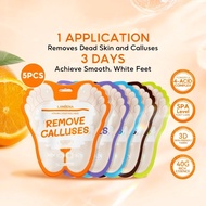 LANBENA Foot Mask  Exfoliating Whitening Foot Mask Foot Spa Foot Scrub Callus Remover Dead Foot Peel