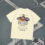 Evisu Short Sleeve T-Shirt - Lightweight, Breathable Fabric for Couples