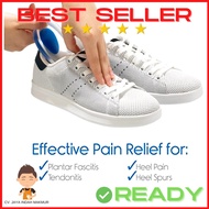 LIMITLESS Silicone Gel Heel Cup Support Heel Pads for Cracked Feet