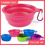 Pet Dog Bowl Portable Foldable Silicone Bowls for Puppy Cat