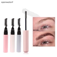 【OW】 10ml Dual Brush Head Refillable Mascara Tube Empty Eyebrow Gel Eyelash Bottle 【SG】