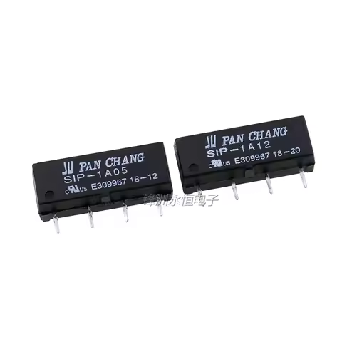 2PCS/Lot Reed Switch Relay SIP-1A05 SIP-1A12 SIP-1A24 5V/12/24VDC 4PIN