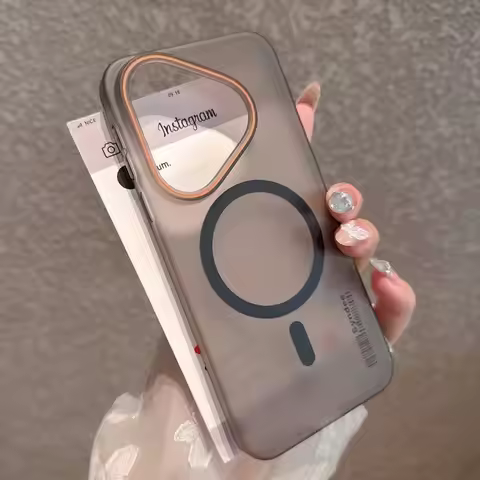 Translucent Frosted PC For Magsafe Magnetic Phone Case For HuaWei P80 P70 P60 Mate 80 70 Nova 14 Pro