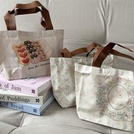 Mocorie - Mathrea Coquette Mini Tote Bag Cute Coquette Mini Lunch Bag Cute Coquette Mini Bag Ribbon 