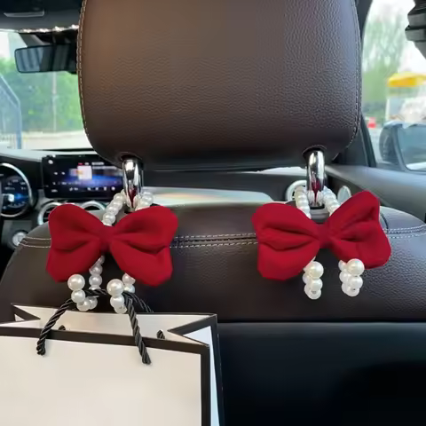 2PCS Hooks Car Front Seat Back Hooks Car Multifunctional Small Hooks Car Decorations Accessories Int