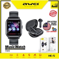 AWEI HE-5 combo pack (H41 Smartwatch + T86 ENC TWS bluetooth earbuds)