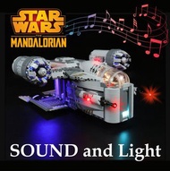 消費券 LEGO 75292 light 發聲 Razor Crest Star Wars 星球大戰 曼達洛人 剃刀冠號 75292 lights led sound 音效 樂高 燈飾 燈色 男朋友 