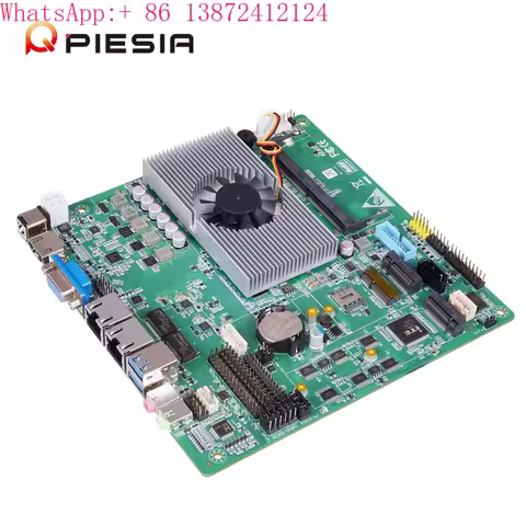 Piesia 12th Gen N150 N100 Mini ITX Motherboard N200 N300 N305 2 Lan 6Com DDR4 16GB LVDS Industrial M