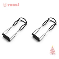 ROXUL 2 Pcs Canning Tongs, PVC Non Slip Canning Supplies,  Durable 4 Colours Iron Canning Tongs Jar 