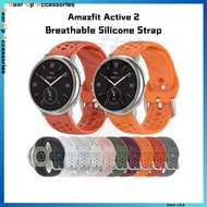 Breathable Silicone Strap Replaceable For Amazfit Active 2 (Amazfit SmartWatch Accessories)
