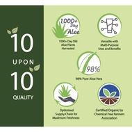 (BUY 8 FREE 2) Acuralle Organic Pure Aloe Vera Gel 100 ml (Paraben Free and Phthalate Free) Long exp