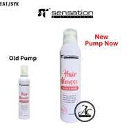 Sensation ST Hair Mousse 250ml Hair Styling Volume Control Long Lasting Hold Natural Shine Suitable 
