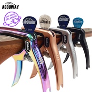 Acouway Guitar Capo With Pick Slot Metal For Acoustic Guitar Capo With A Pick Clamp Key Acoustic