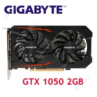 【Used】GIGABYTE Original GPU GTX 1050 2GB GTX 1050 4GB  graphics card 2GB video GP107-300 128Bit for 