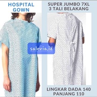 SUPER JUMBO Patient Clothes 3 Back Straps| Hospital Patient GownBIG|
