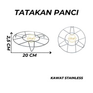 (1 PCS) 20 CM STAINLESS STEEL POT COAST / STAINLESS STEEL POT COAST