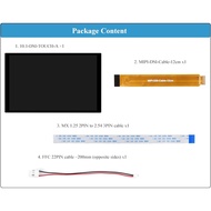 10.1inch DSI LCD, 10-Point Capacitive Touch Screen Compatible with Raspberry Pi 5/4B/3B+/3A+/CM5/CM4
