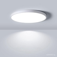 LightingWill 8.9 Inch LED Flush Mount Ceiling Light Fixture, 5000K Daylight White,1800LM, 18W, Flat 