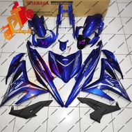 Yamaha Y15ZR  Y15 V1 V2 Cover Set DPBMC Gp Blue MX KING INDONESIA Blue Original HLY 10