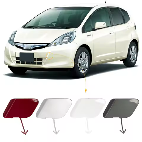 Front Bumper Tow Hook Cap Towing Eye Cover For Honda Jazz Fit GE6 GE8 2012-2014 71104-TF0-900 71104T