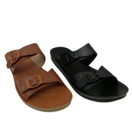 CASPIA CW68 LADIES COMFORT FLAT SANDAL/ SELIPAR WANITA
