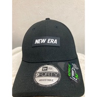 NE 9 Forty Golf Repreve Black Baseball Cap Strapback Adjustable