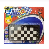 Chess game board Chess set Box Magnetic board/Children's Toy Magnetic board Chess ludo Snake Ladder