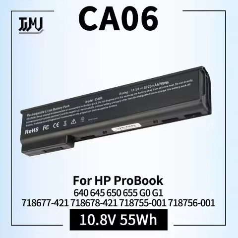CA06 CA06XL CA09 Laptop Battery for HP Spare 718677-421 718678-421 718755-001 HSTNN-DB4Y ProBook 640