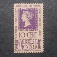 Perangko Mexico 10 Cent, 1840-1940