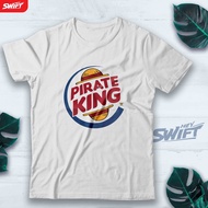 PIRATE KING BURGER KING STYLE ONE PIECE TSHIRT DISTRO CLOTHES