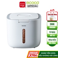 ECOCO High Quality Rice Container, Rice Container with Silicone Edge, Moisture and Termite Resistant