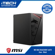 MSI MAG Shield M301 mATX Case - Black