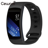 Cewaal Sports Silicone Wrist Strap Watch band For Samsung Gear Fit 2