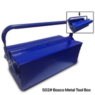 Bosco 502 Metal Cantilever 2 Step Tool Box / Kotak Alat Spanar Besi 2 Tingkat / 2层铁工具箱 / Tool Box Me