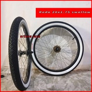 20 In 20 X 1.7 Bicycle Rear Wheels 20 In Swallow Wheels Just Install 20 In Bicycle Rims 20 In Univer