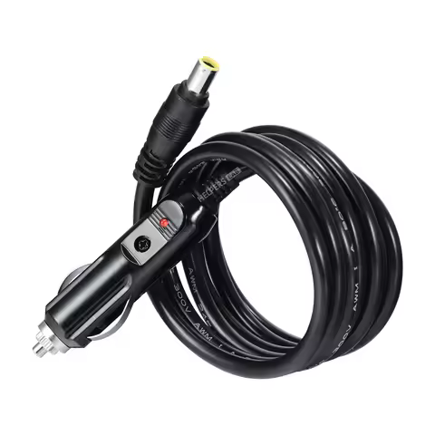 DC 8mm DC7909 Car Charger Power Supply 12V 24V Cable for Powerstation Bluetti Goal Zero Yeti Jackery