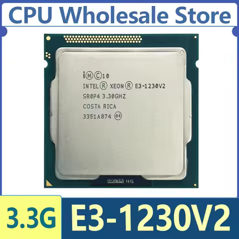 Intel Xeon E3-1230V2 E3 1230 v2 E3-1230v2 E3 1230 v2 3.3 GHz Quad-Core CPU Processor 8M 69W LGA 1155